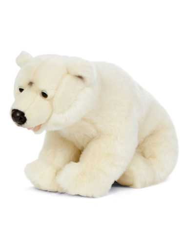 Peluche Ours Polaire-45 cm | Living Nature