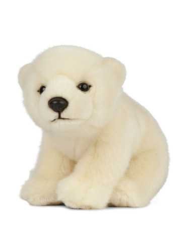 Peluche Ourson polaire assis | Living Nature