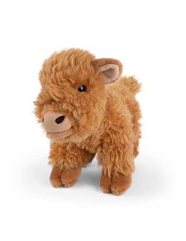 Peluche veau Highland debout | Living Nature